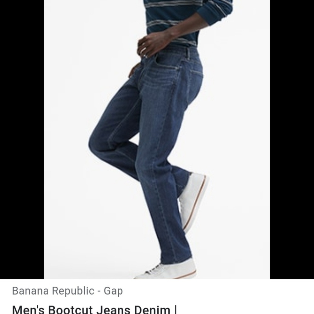 Mens Banana Republic jeans 30/30 bootcut Short !